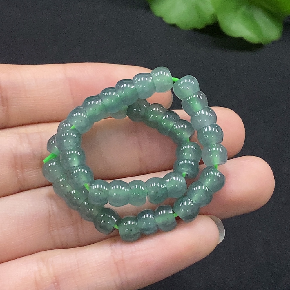 F35133312 Jadeite Beads Total Weight Approx.11.1g Size Approx.5.8mm