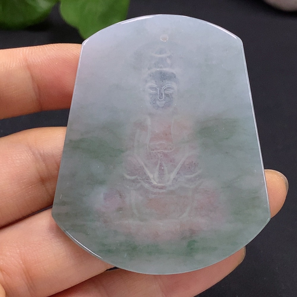 F17933914 Jadeite Guanyin Pendant