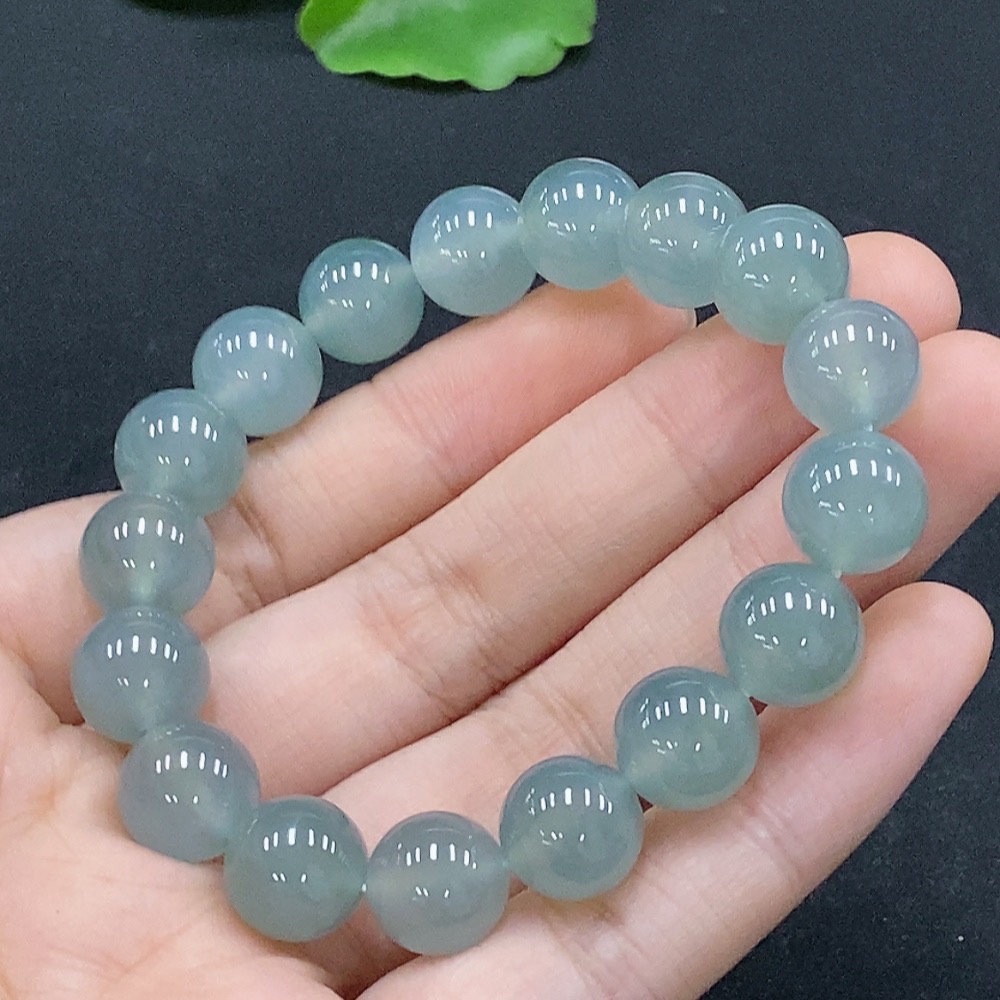 F32819071 Jadeite Bracelet approx. 10mm, Total Weight approx. 33g