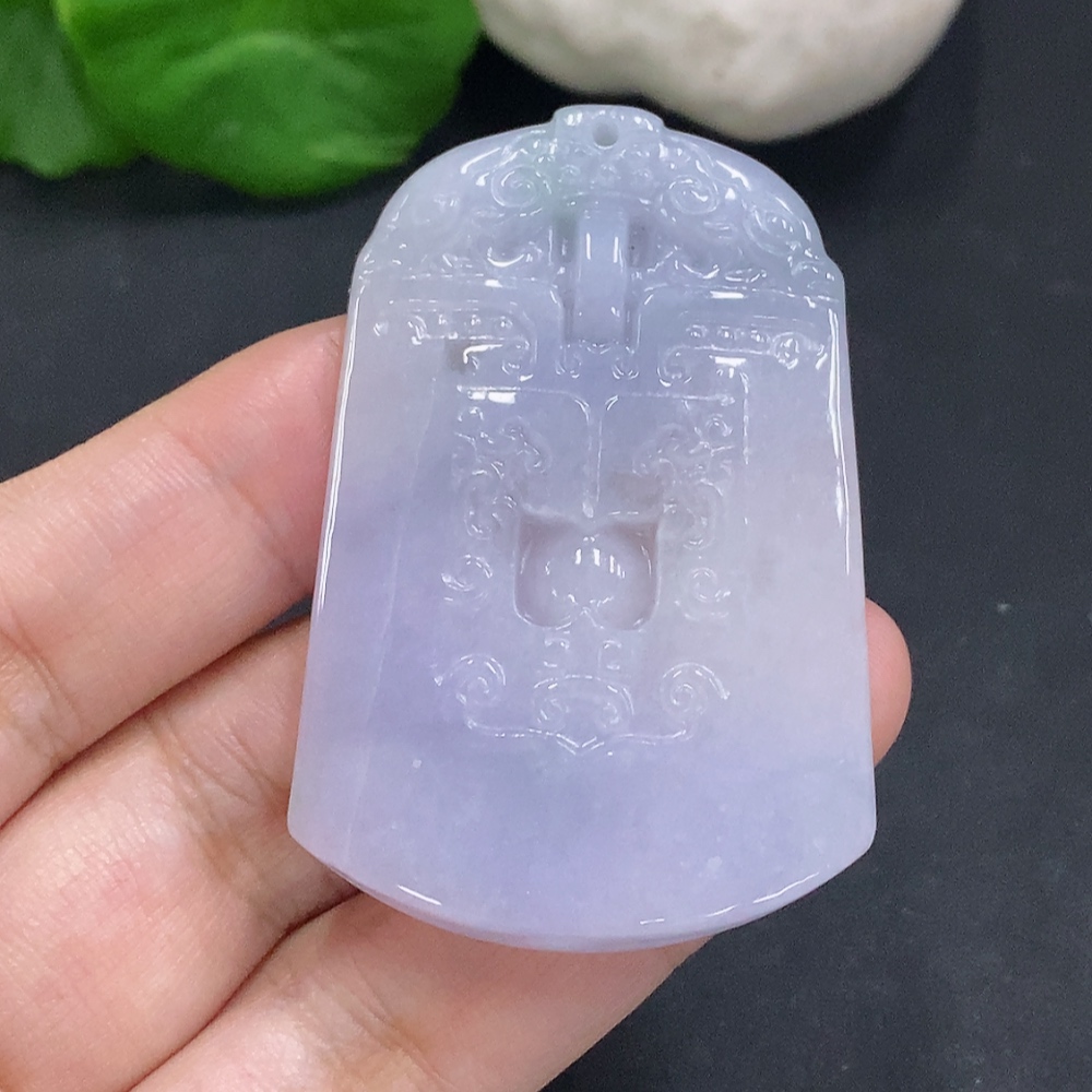 F32802007 Jadeite Antique Pendant Total Weight Approx. 22.5g