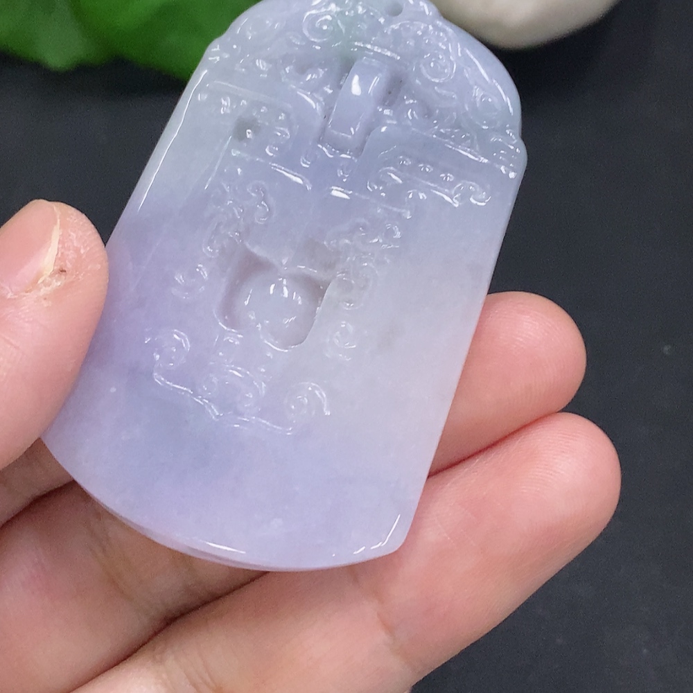 F32802007 Jadeite Antique Pendant Total Weight Approx. 22.5g