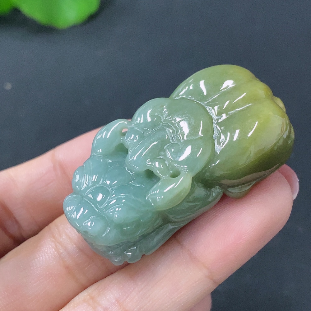 F28200234 Jadeite Pi Xiu Pendant Total Weight Approx. 29.8g