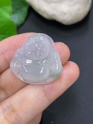 F41849814 翡翠挂件佛公 货品总约重5.65g
