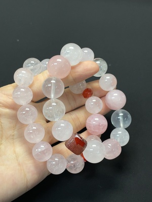 C46536164 水晶手串 配石考虑非天然 货品总重约92g 一手走