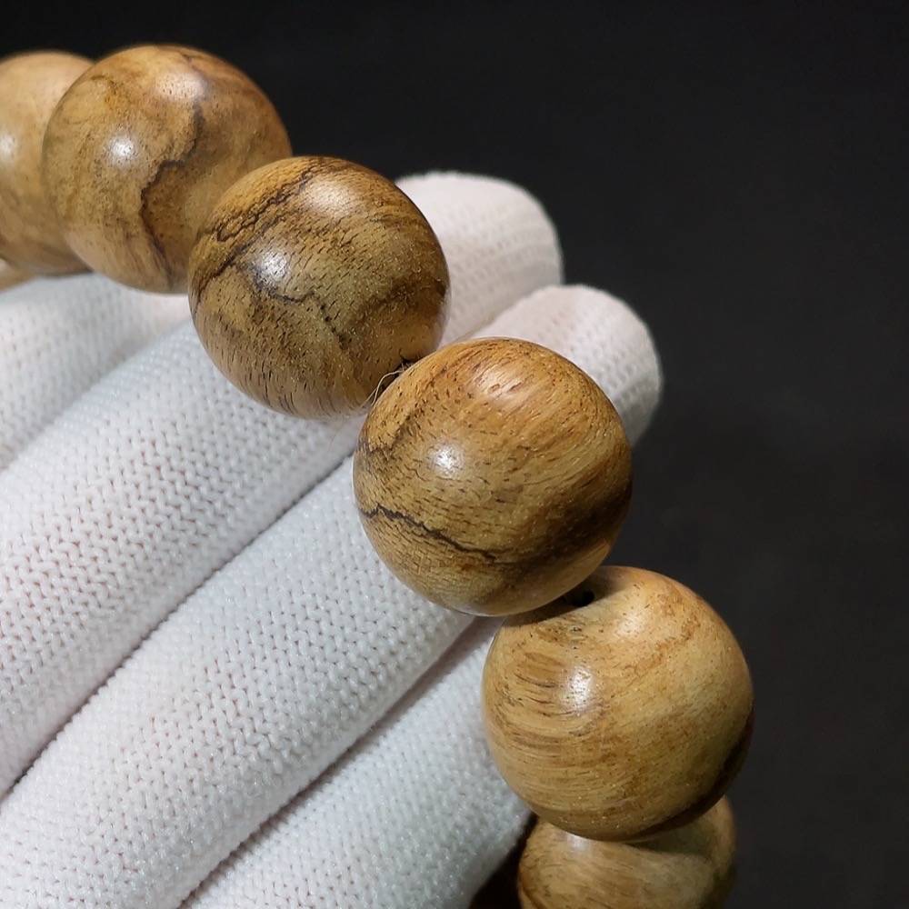 W34987437 Agarwood Bead Bracelet (Approx. 26g Total Weight, 20.3mm Bead Size)