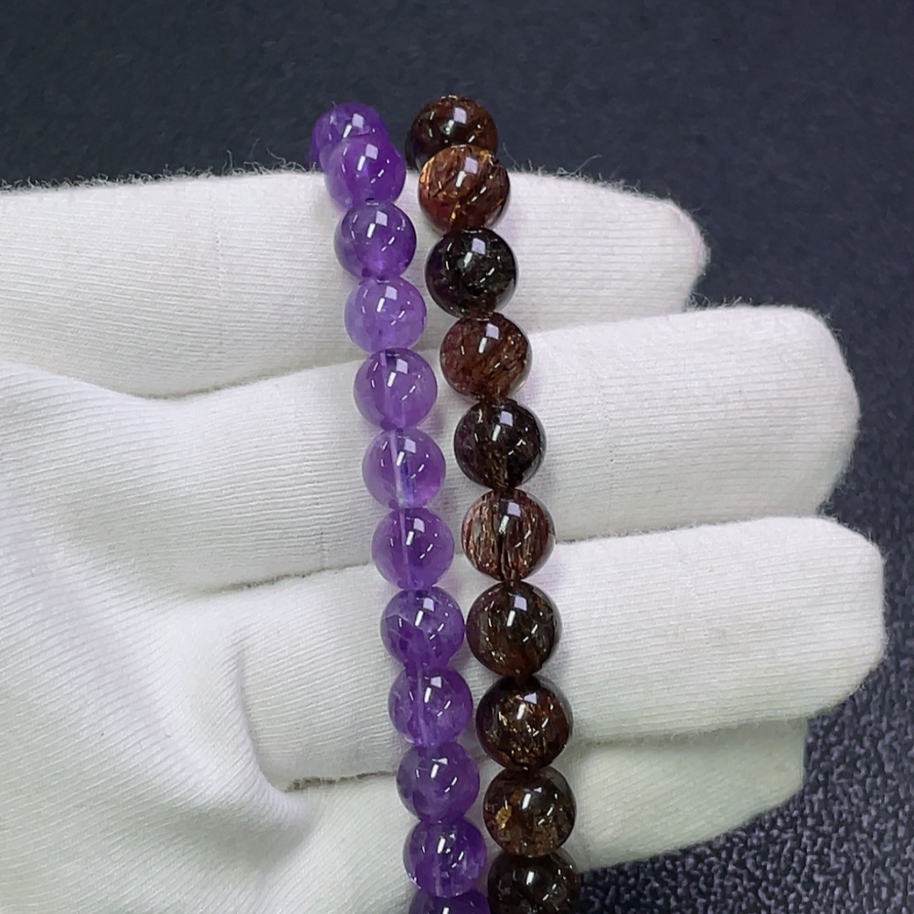 C29369085 Crystal Bracelet, Total Weight Approx. 30.15g, 2 Pieces per Lot