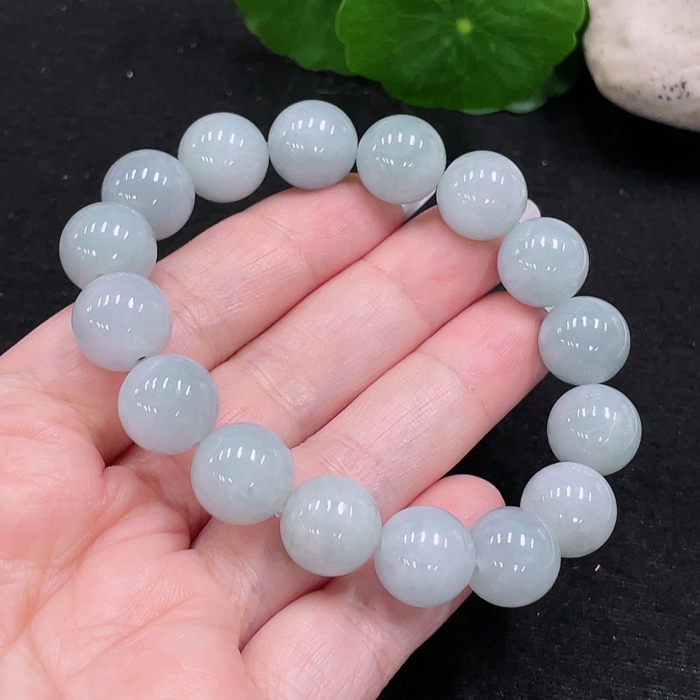F33873490 Jadeite Bracelet Approx. 12.1mm Total Weight Approx. 50g
