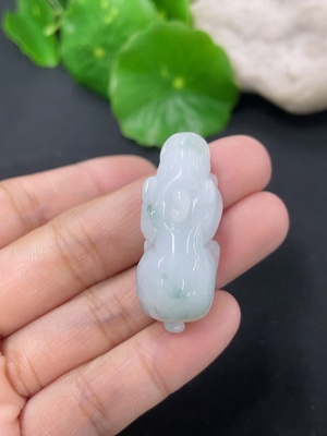 F46485030 Jadeite Pixiu Pendant Total Weight Approx. 12.48g