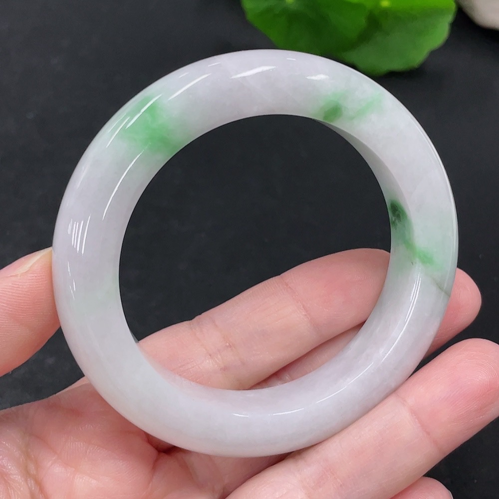 F29344755 Jadeite Round Bracelet Size 50.4 Total Weight Approx. 63.6g (with other mineral components)