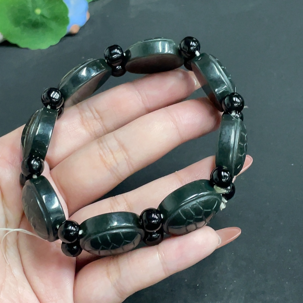 H34055229 Hetian Jade Wealth and Prosperity Bracelet