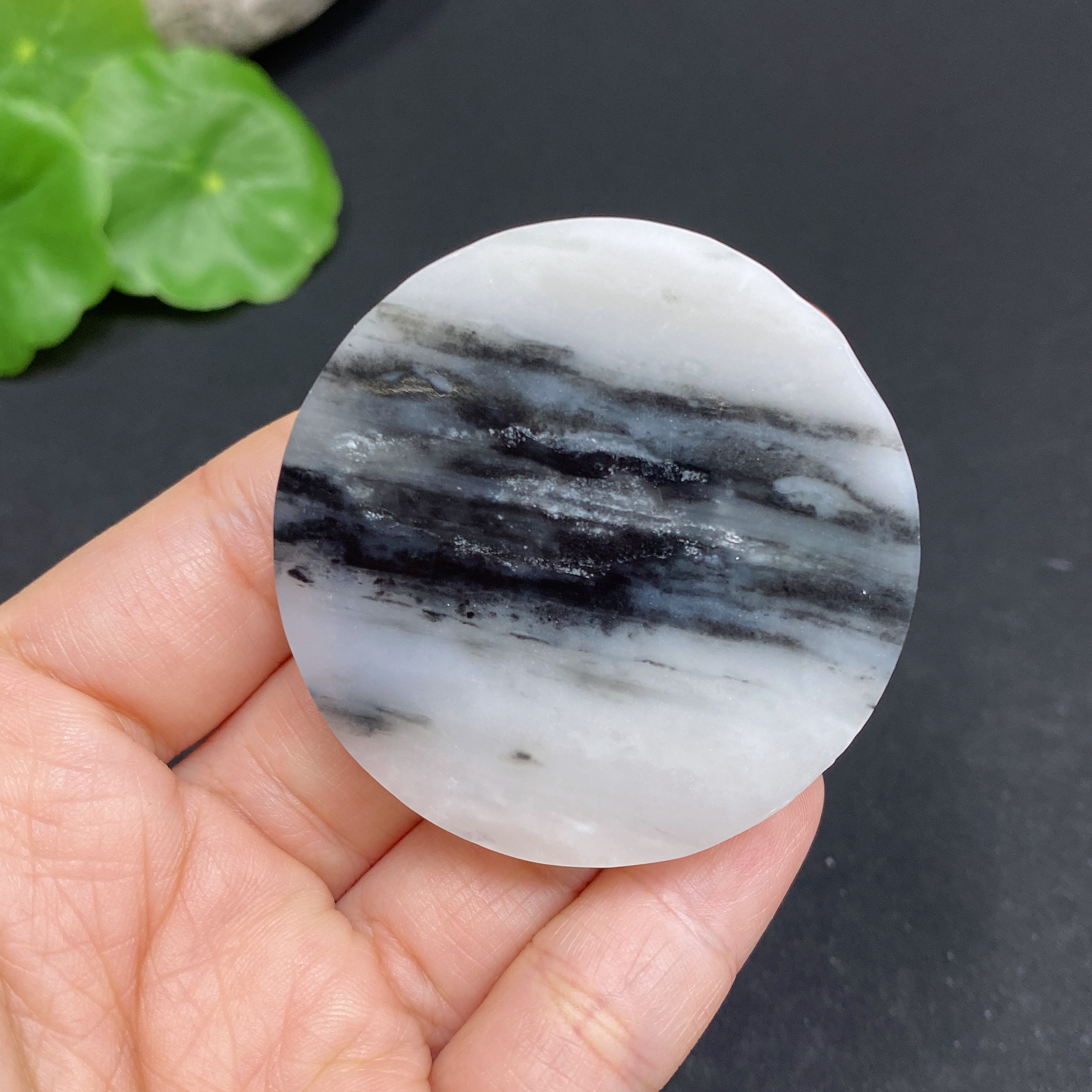 H32812515 Hetian Jade Pendant Plain Pendant Total Weight About 36g