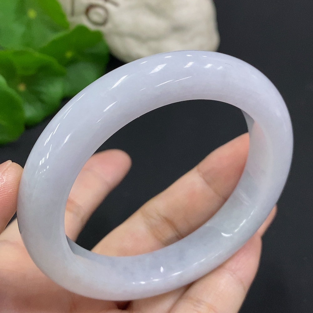 F34051757 Jadeite Round Bangle Size 56.4 Total Weight Approx. 67.5g