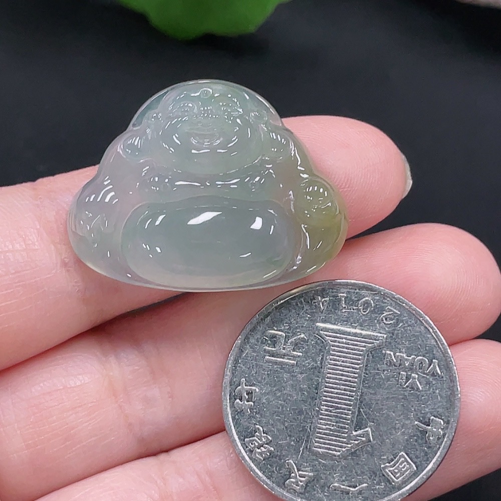 F29344729 JadeiteBuddha Pendant Total Weight Approx. 6.1g