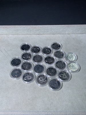 Q34987621 70th Anniversary of Victory in the War of Resistance Commemorative Coins (20 pieces)
