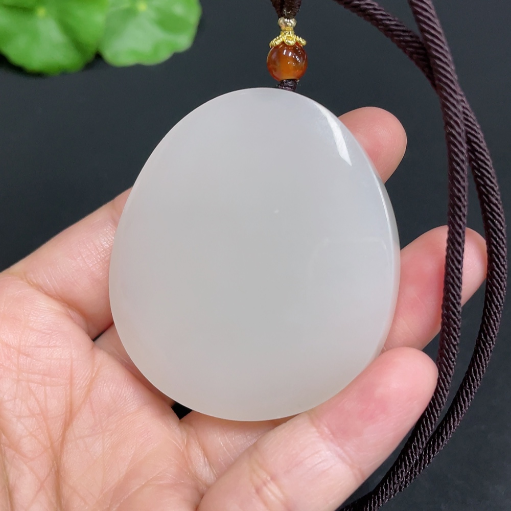 H34052052 Hetian Jade Pendant, Plain Pendant