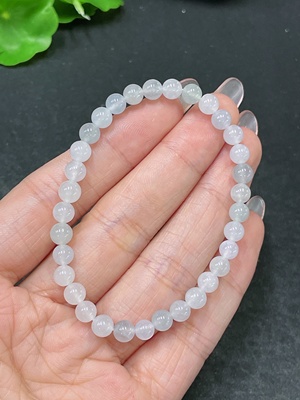 F34046174 Jadeite Bracelet Total Weight Approx.8.67g Size About 5.6mm