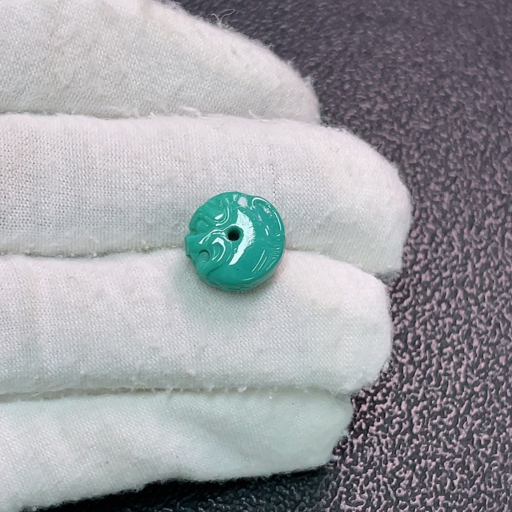 C33923584 Turquoise Jewelry Indeterminate Color Origin Containing Other Mineral Components Total Weight Approximately 1.48g
