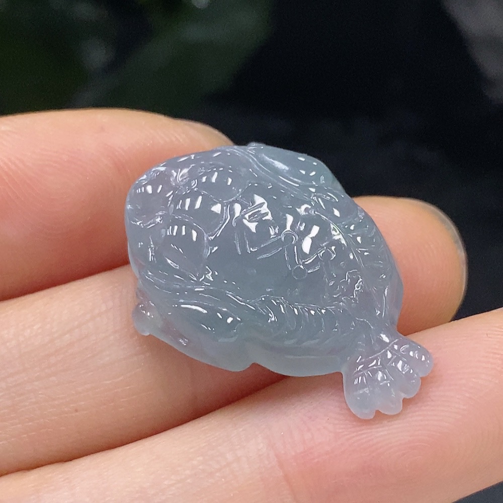 F25879882 Jadeite Pendant Three-Legged Golden Cicada Total Weight Approx. 5.18g