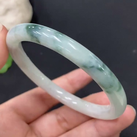 F29357873 Jadeite Round Bangle Size 59.3 Total Weight Approx. 37.55g