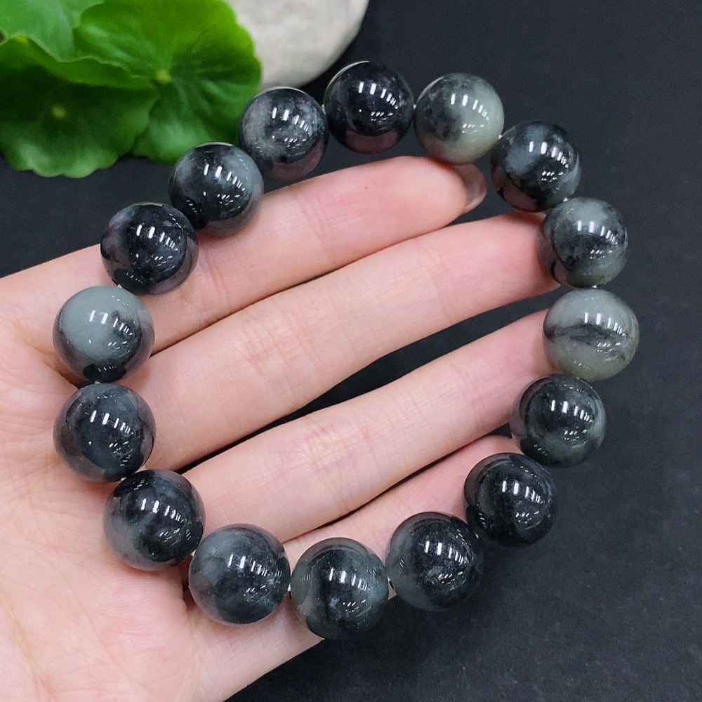 F34060117 Jadeite Bracelet Total Weight Approx.75.1g Size 13.7mm