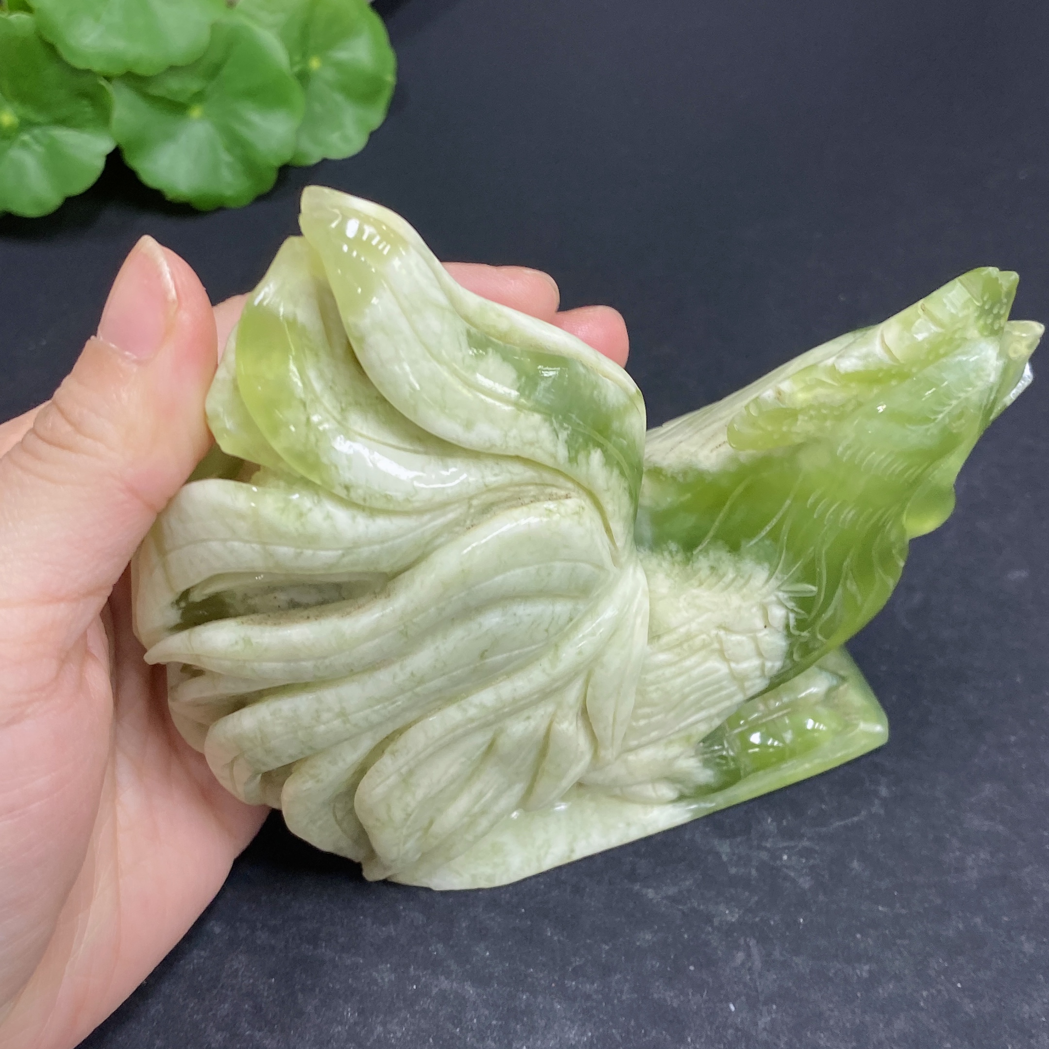 H33860180 Xiuyu (serpentine jade) ornament Rooster