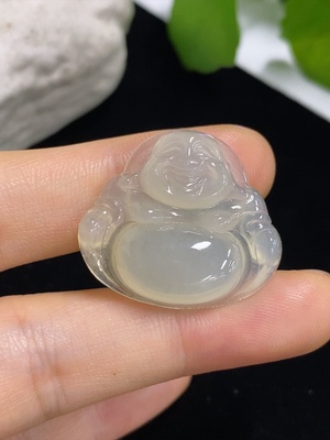 F42977852 翡翠挂件 佛公 货品总重约5.4g