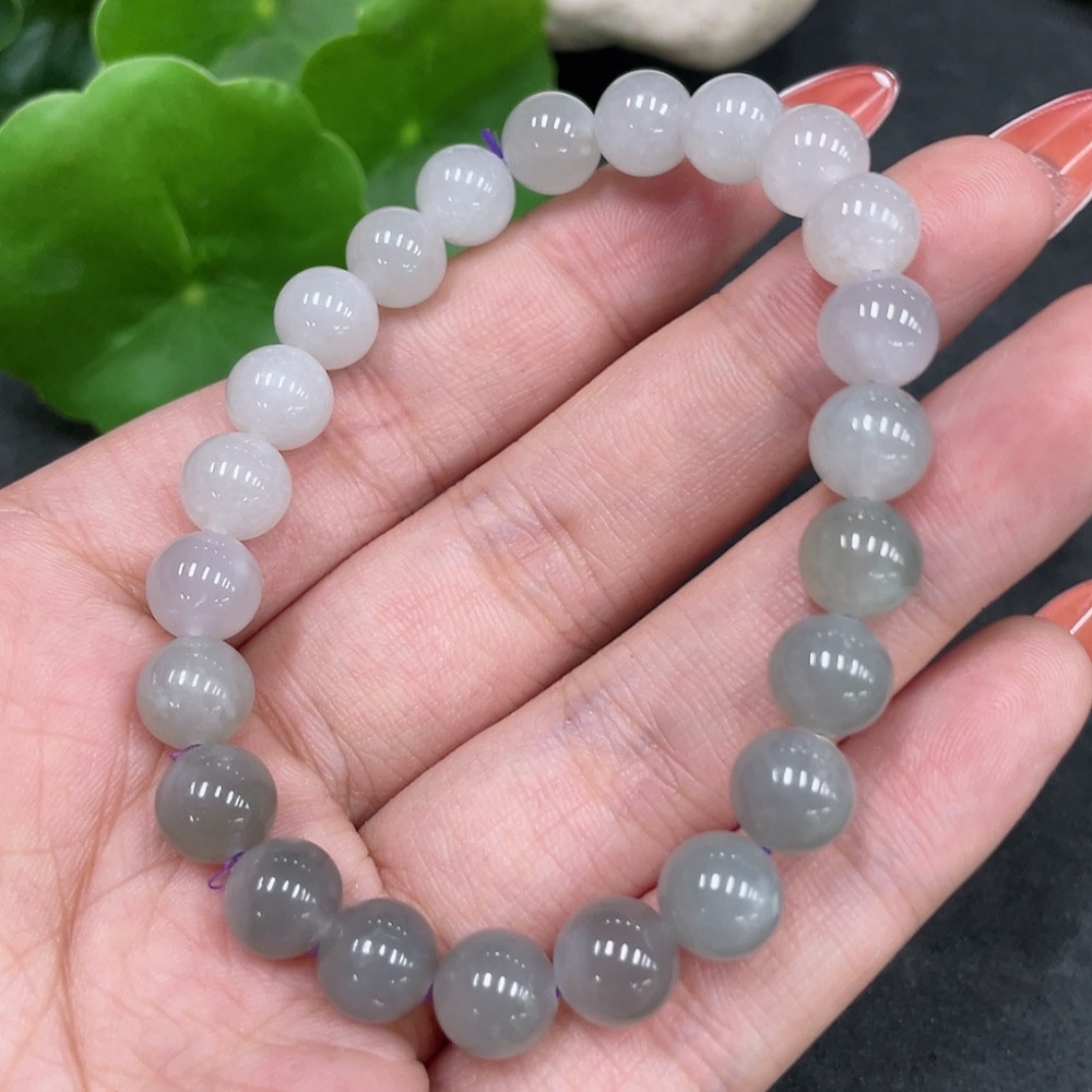 H34960343 Hetian Jade Bracelet Approx. 7.8mm Total Weight Approx. 18.2g