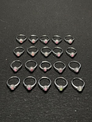 C43118199 碧玺戒指 可见有机物 非金 活口 货品总重约30.3g 一手走