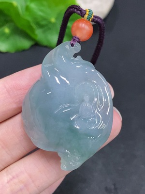 F34003259 Jadeite Enlightenment Pendant