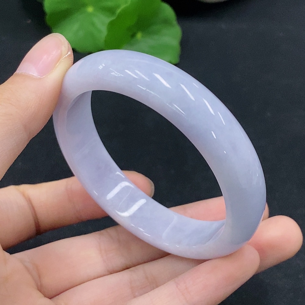 F31684010 Jadeite Round Bangle Size 51.6 Total Weight Approx. 43.48g