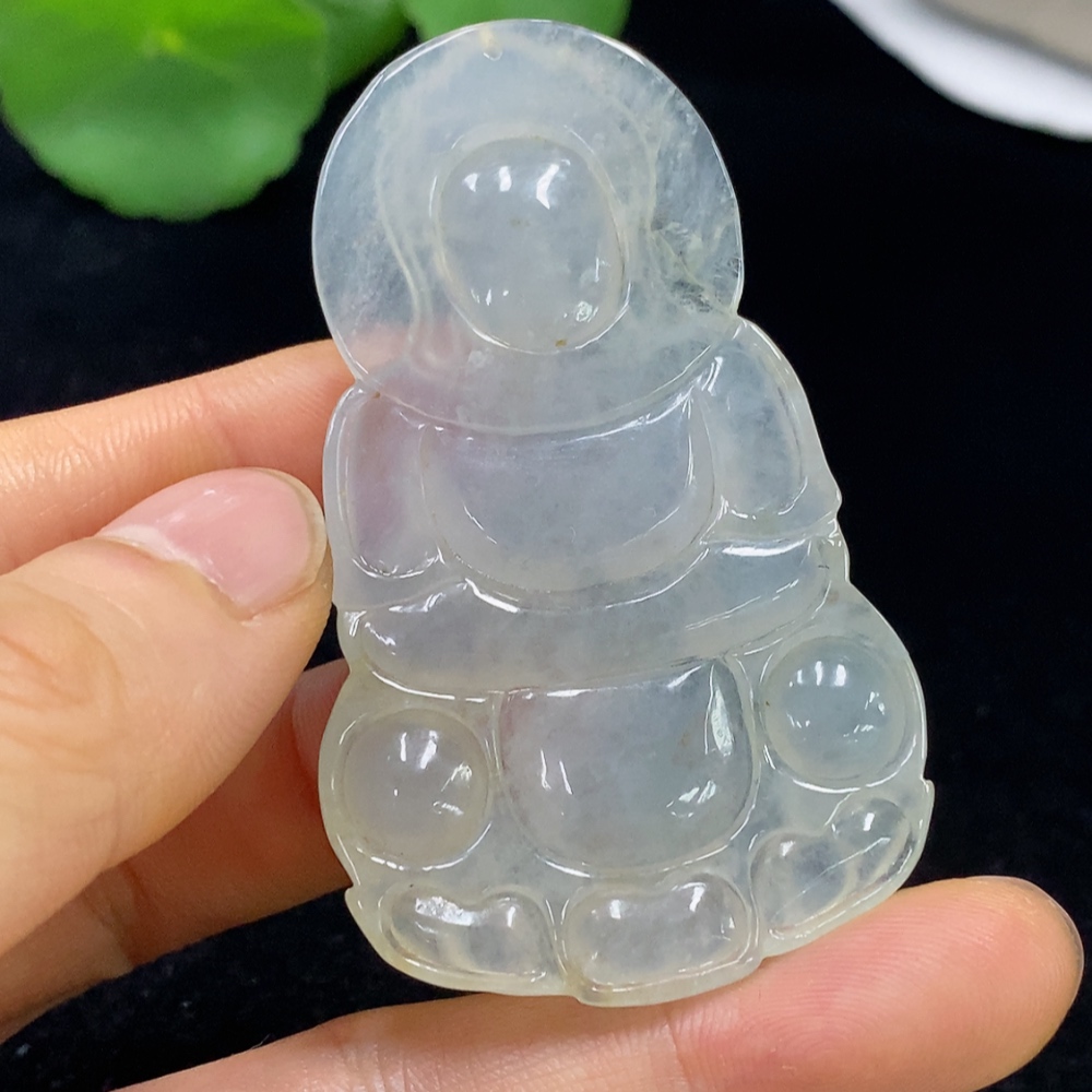 F35136893 Jadeite Pendant Guanyin Total Weight Approx. 23.52g