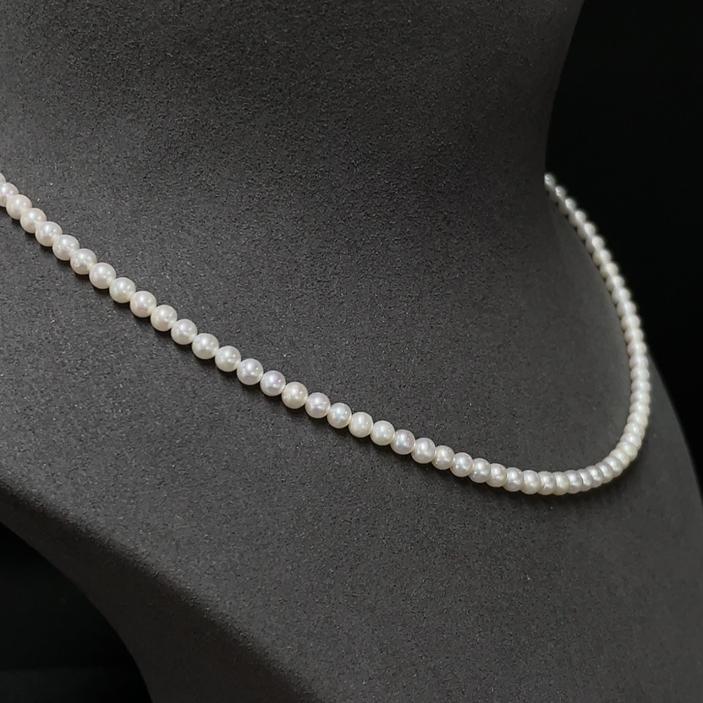 C30510073 Pearl Beaded Necklace Non-Gold Setting Approx. 3.7mm Total Weight About 7.86g