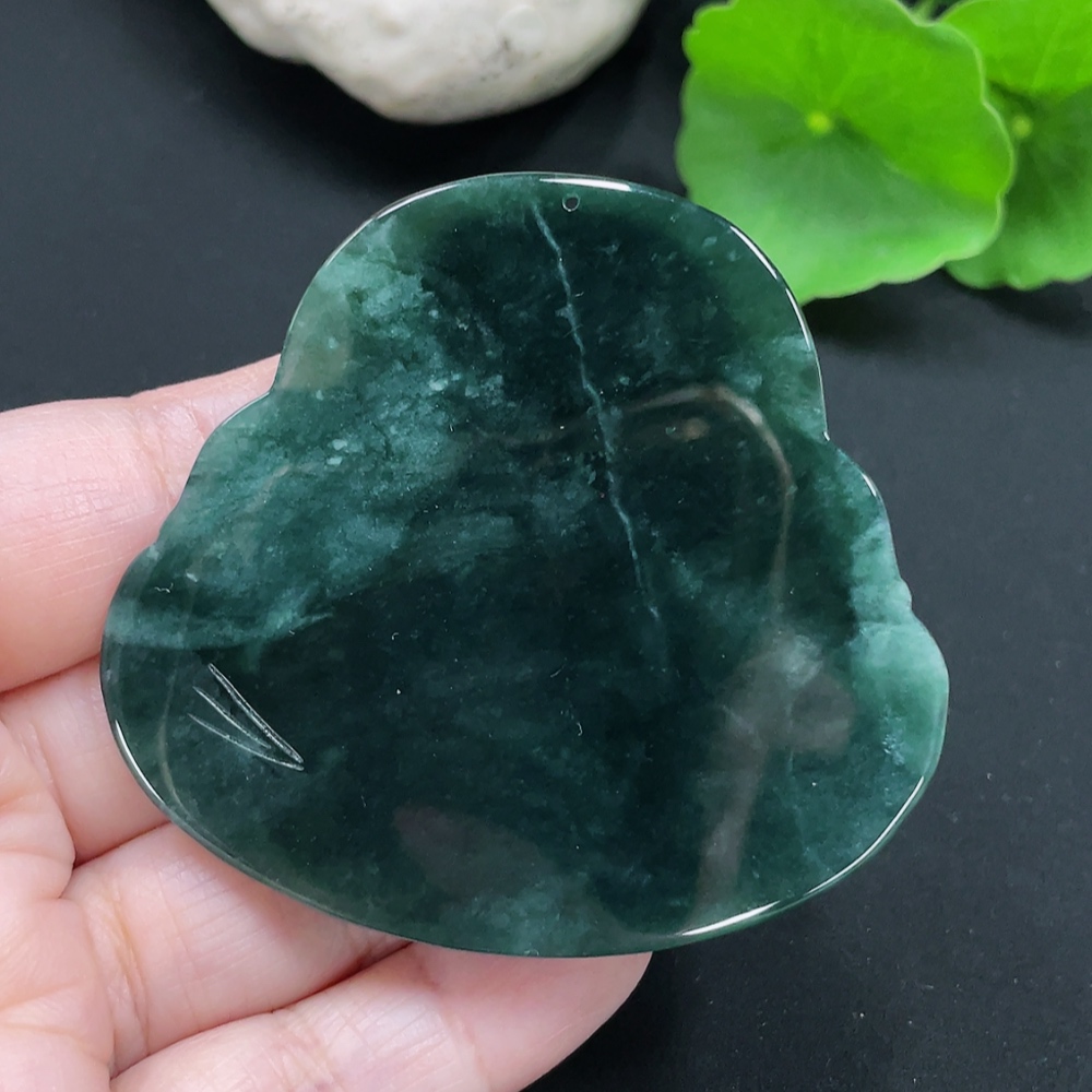 F24737977 Jadeite Pendant Buddha, Approx. Total Weight 43.42g