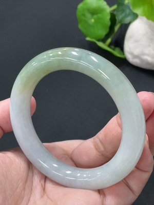F35081060 Jadeite Round Bangle Total Weight Approx.69.49g Size 55