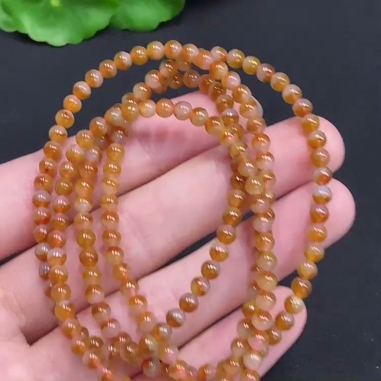 F30554834 Jadeite Bead Necklace Non-Gold Setting Approx. 3.6mm Total Weight About 17.3g Color Origin Undetermined