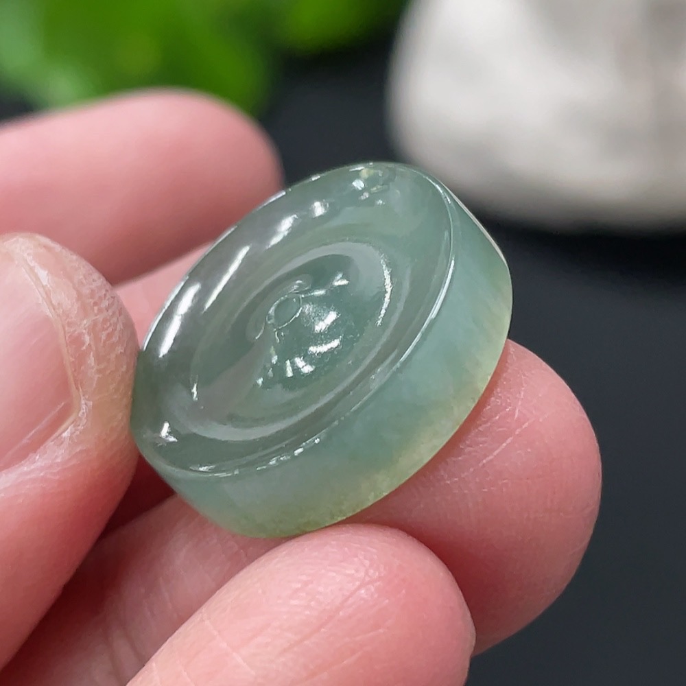 F26974987 Jadeite Peace Pendant, Total Weight Approx. 2.77g