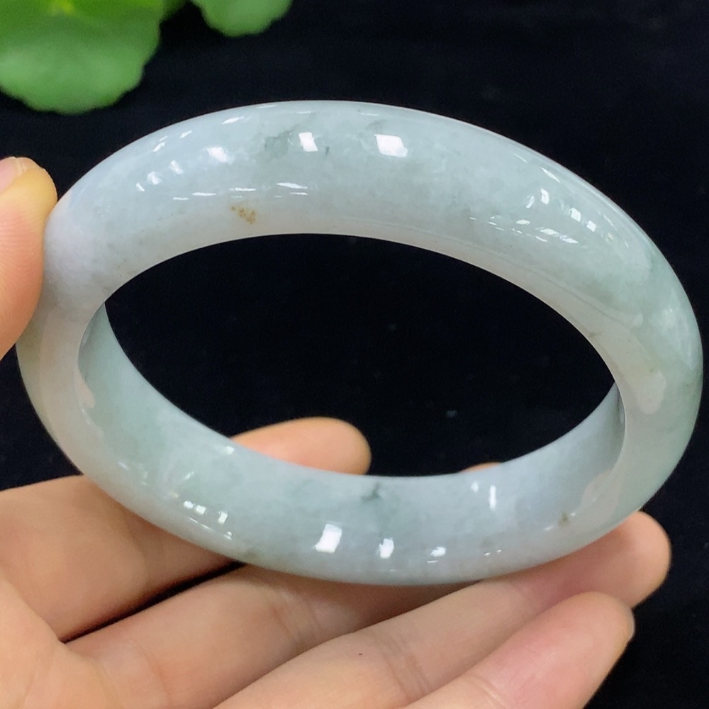 F33928988 Jadeite Round Bangle Size 62.3 Total Weight Approx. 86.32g