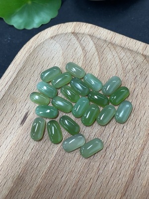 H41944869 和田玉碧玉镶嵌件 货品总重约10g