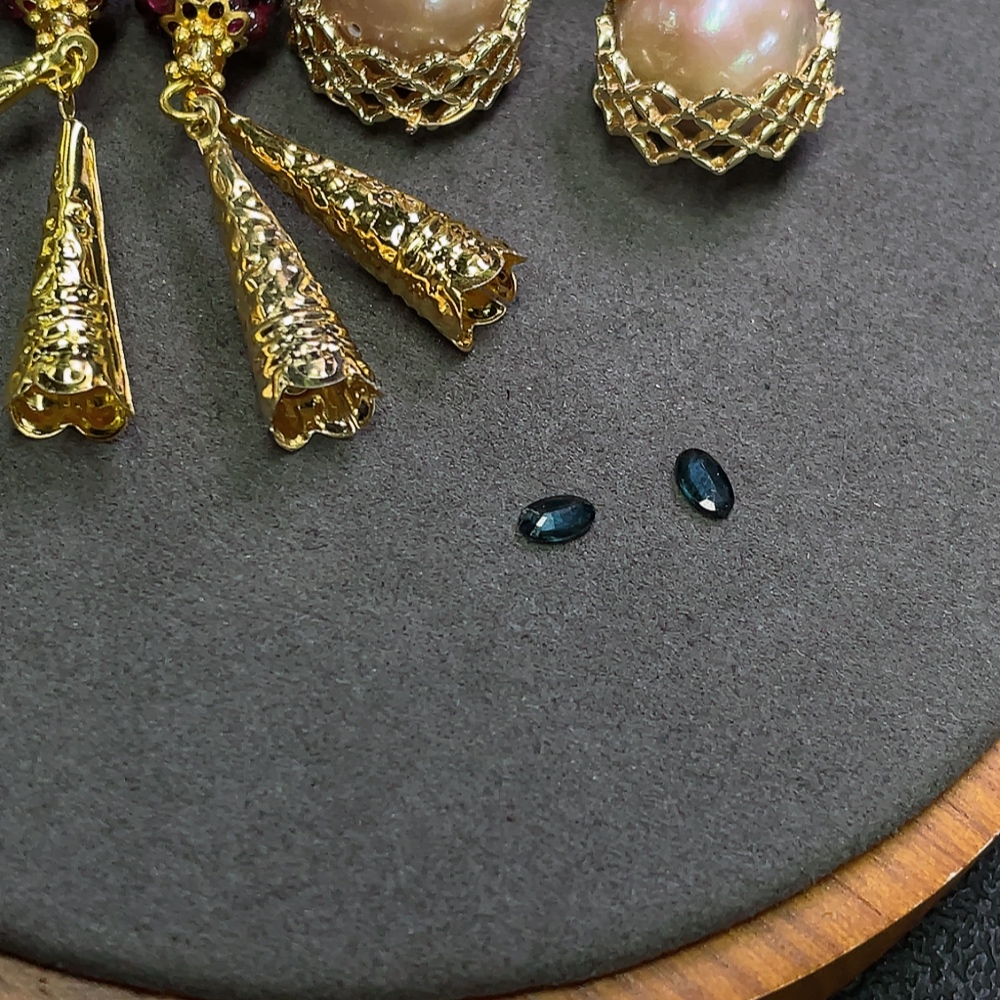 C30473006 Sapphire + Pearl + Garnet Jewelry Non-Gold Total Weight Approx. 20.67g Sell as a Lot