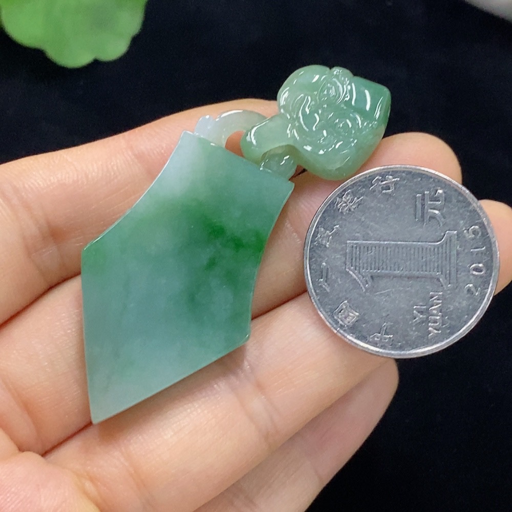 F28235516 Jadeite Pendant Total Weight Approx. 15.47g