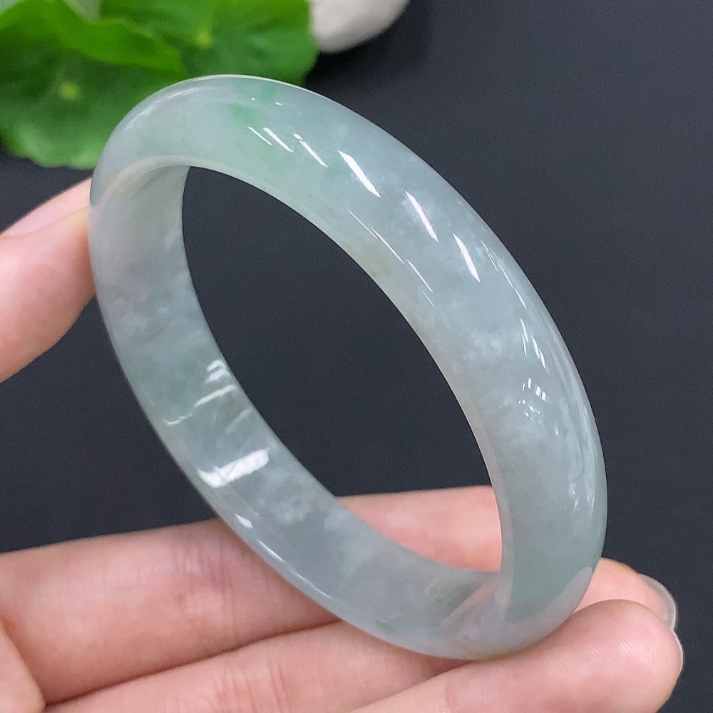 F29364969 Jadeite Round Bracelet Size 56.9 Total Weight Approx. 41.8g