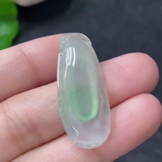 F33887466 Jadeite Pendant Fu Gua Total Weight Approx. 3.25g