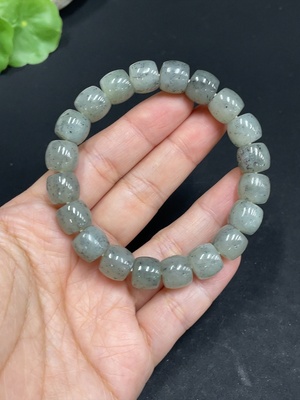 H35103131 Hetian Jade Bracelet, Approx. 9.9mm, Total Weight Approx. 35.2g