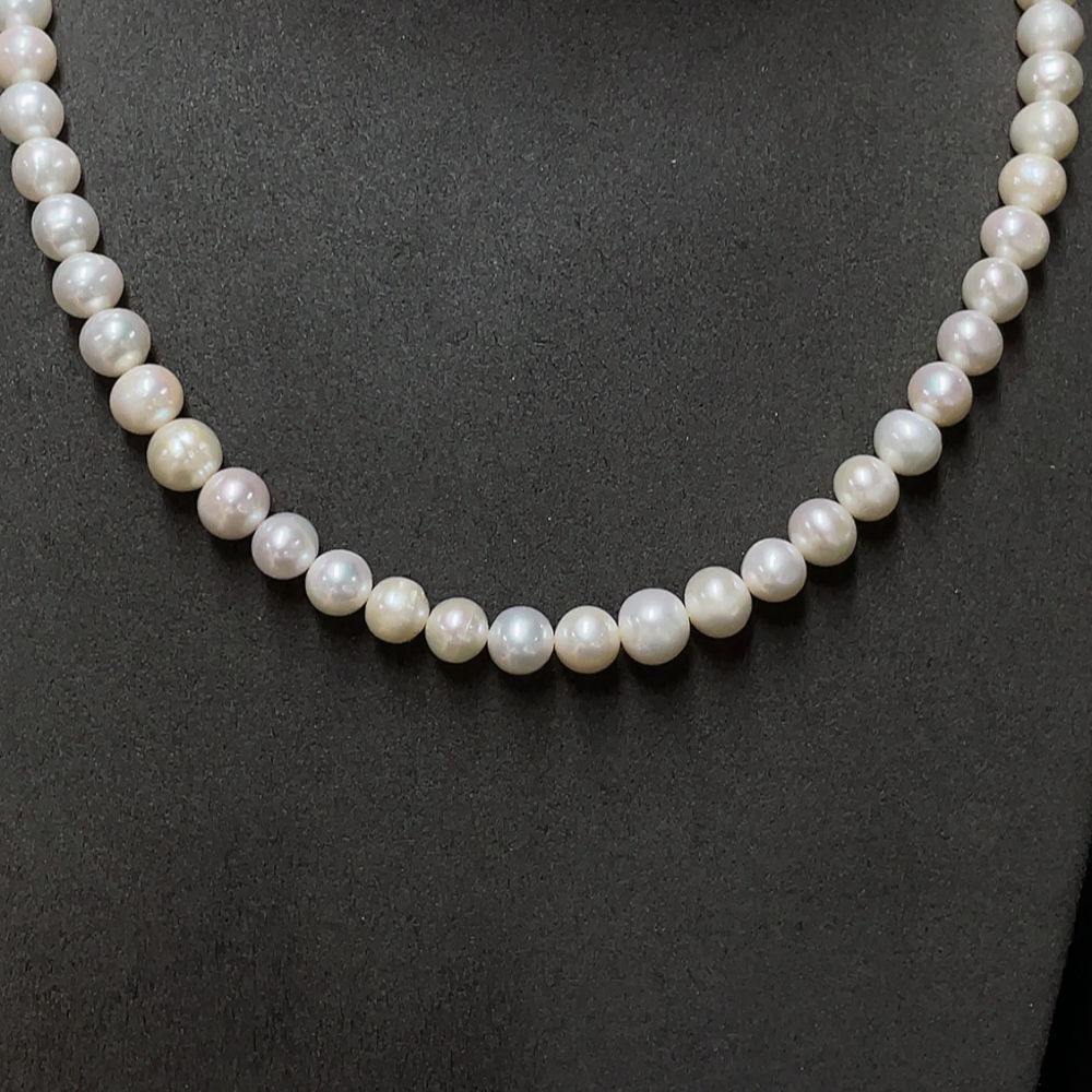 C29369047 Pearl bead chain, total weight approx. 35.43g, size approx. 7.4mm