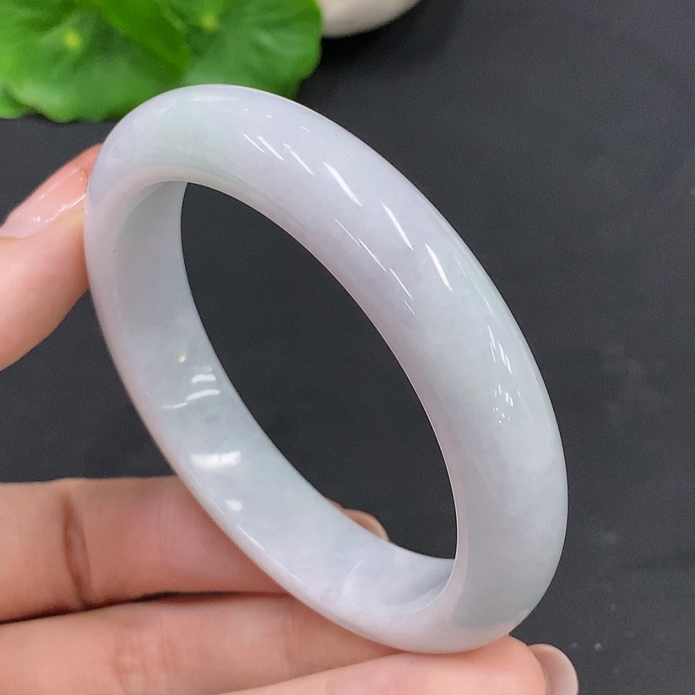 F26044946 Jadeite Round Bangle Total Weight Approx. 52g Size 54
