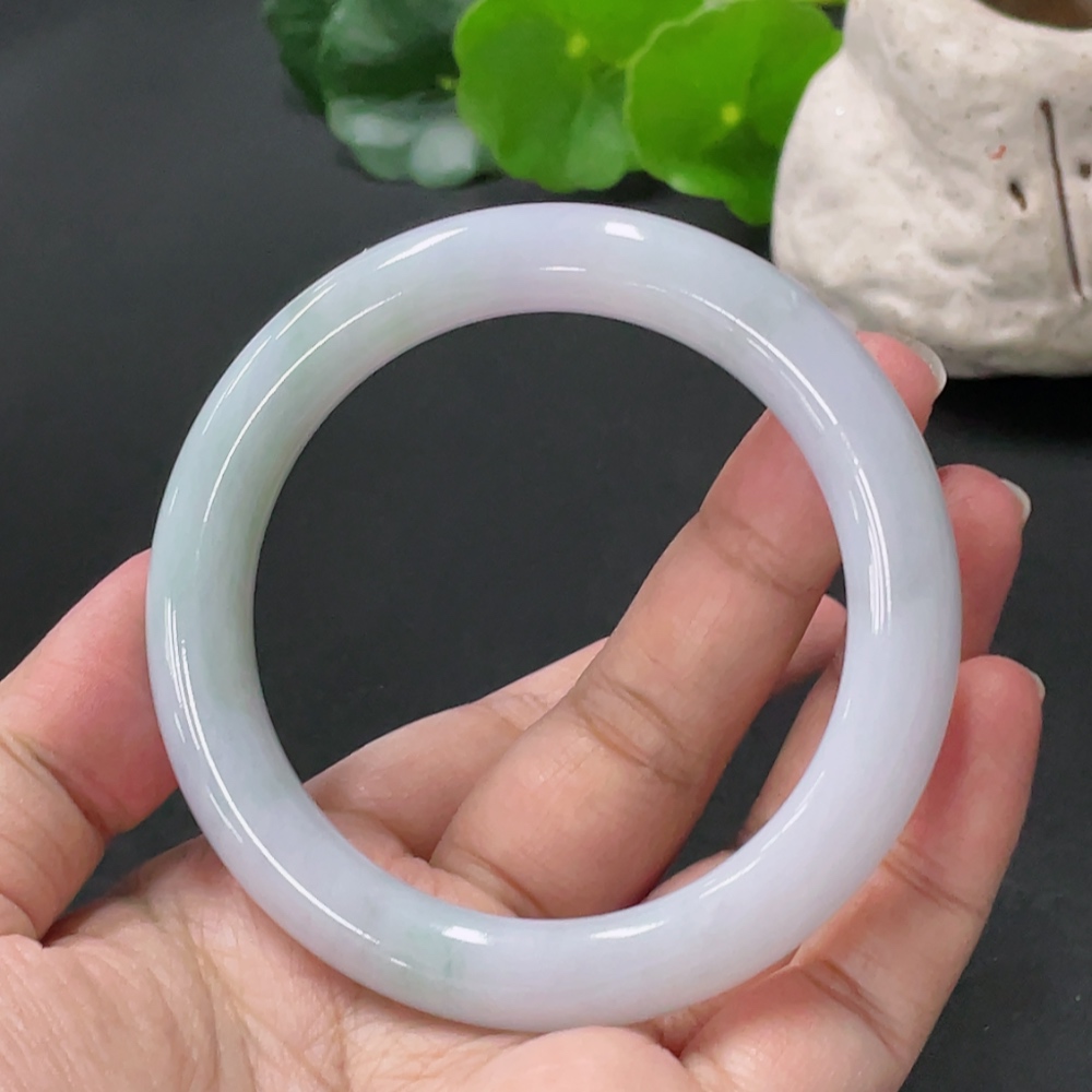 F33935756 Jadeite Round Bangle Total Weight About52g Streetsize55.9