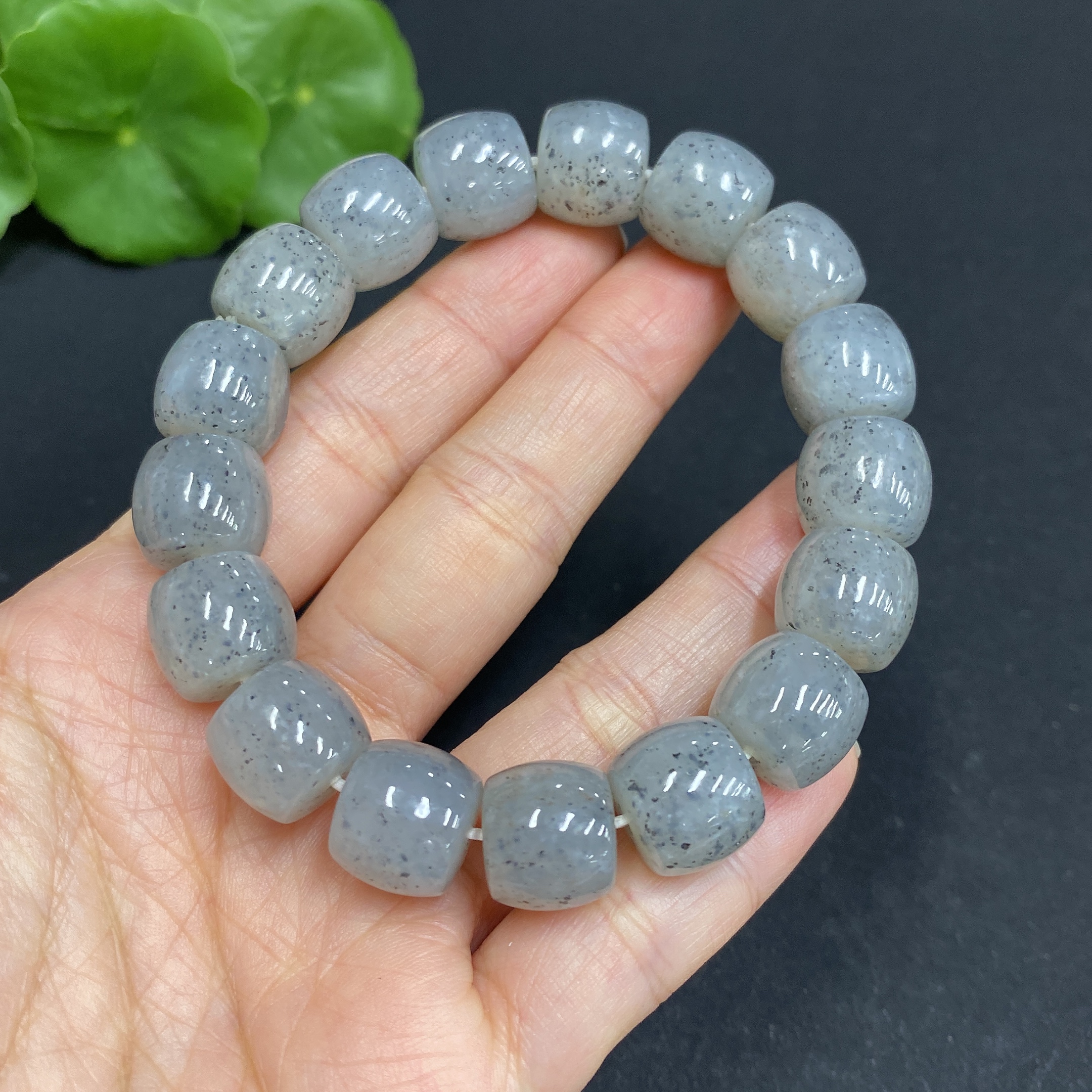 H31666989 Hetian Jade Bracelet, Approx. 11.8mm, Total Weight Approx. 52.5g
