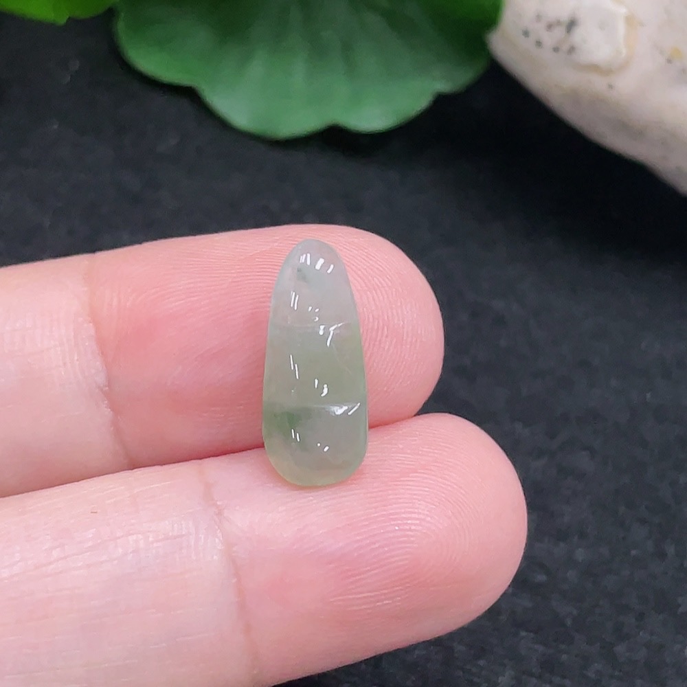 F33826843 Jadeite Inlaid Piece Total Weight Approx. 0.56g
