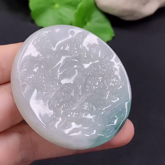 F31629248 JadeiteLandscape Pendant Total Weight Approx. 44.68g