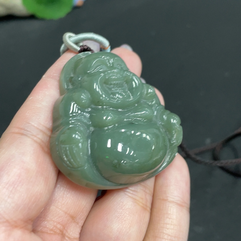 H33863885 Hetian Jade Pendant - Buddha